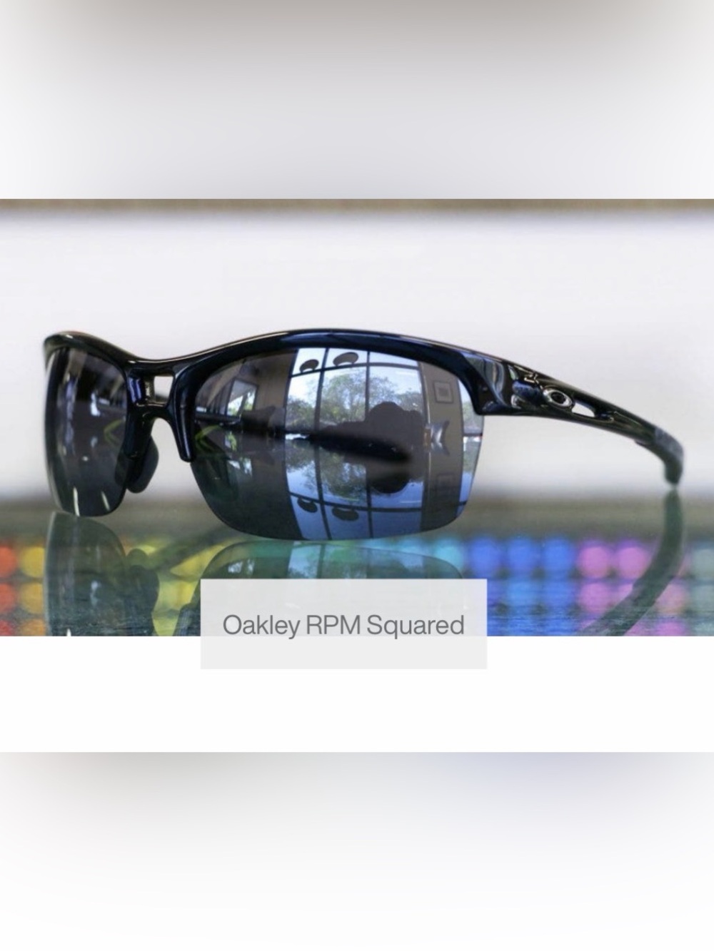 Oakley RPM Squared Black Iridium 62 mm Lens Sunglasses
